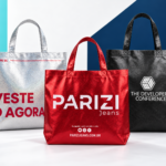 Sacolas metalizadas personalizadas da ICLA